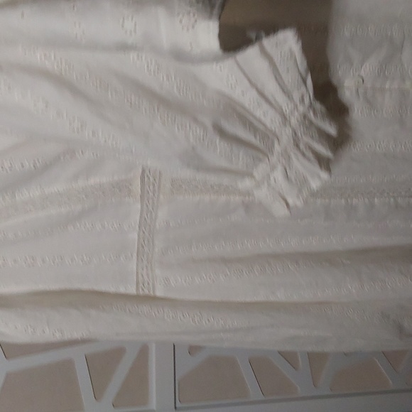 Women's White Blouse - Picture 4 of 5